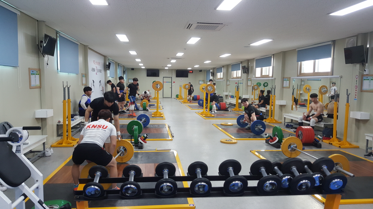 사진(2일) 서천군 역도 하계전지훈련지 급부상(서천군민체육관 서천역도장) (1)
