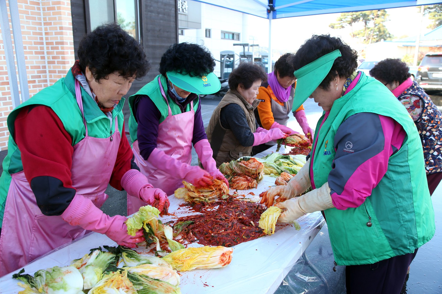 기산면, 김장나눔 행사 열어