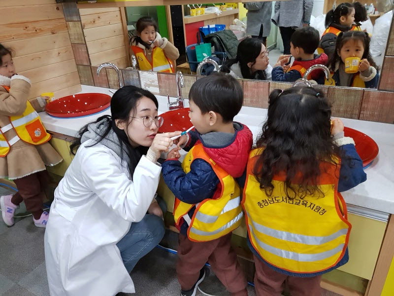 서천군보건소, 어린이 즐거운 칫솔질 체험 교실 운영
