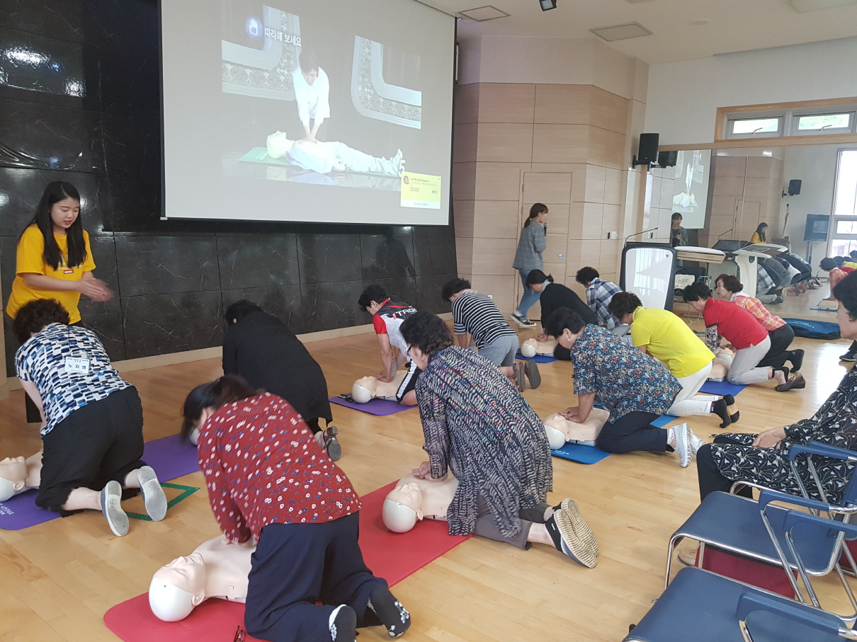 서천군 보건소, 심폐소생술 및 응급처치 교육 실시