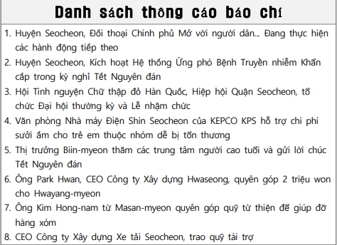 (베트남어/Vietnamese) 1월 21일 다국어 보도기사