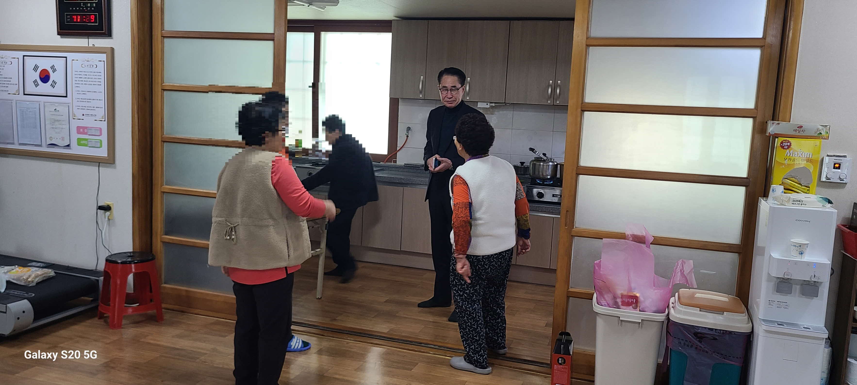 서면, 경로당 공공 급식 현장 점검