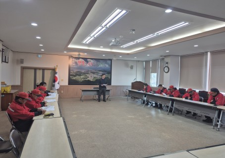 비인면, 봄철 산불감시원 직무 강화 교육 실시
